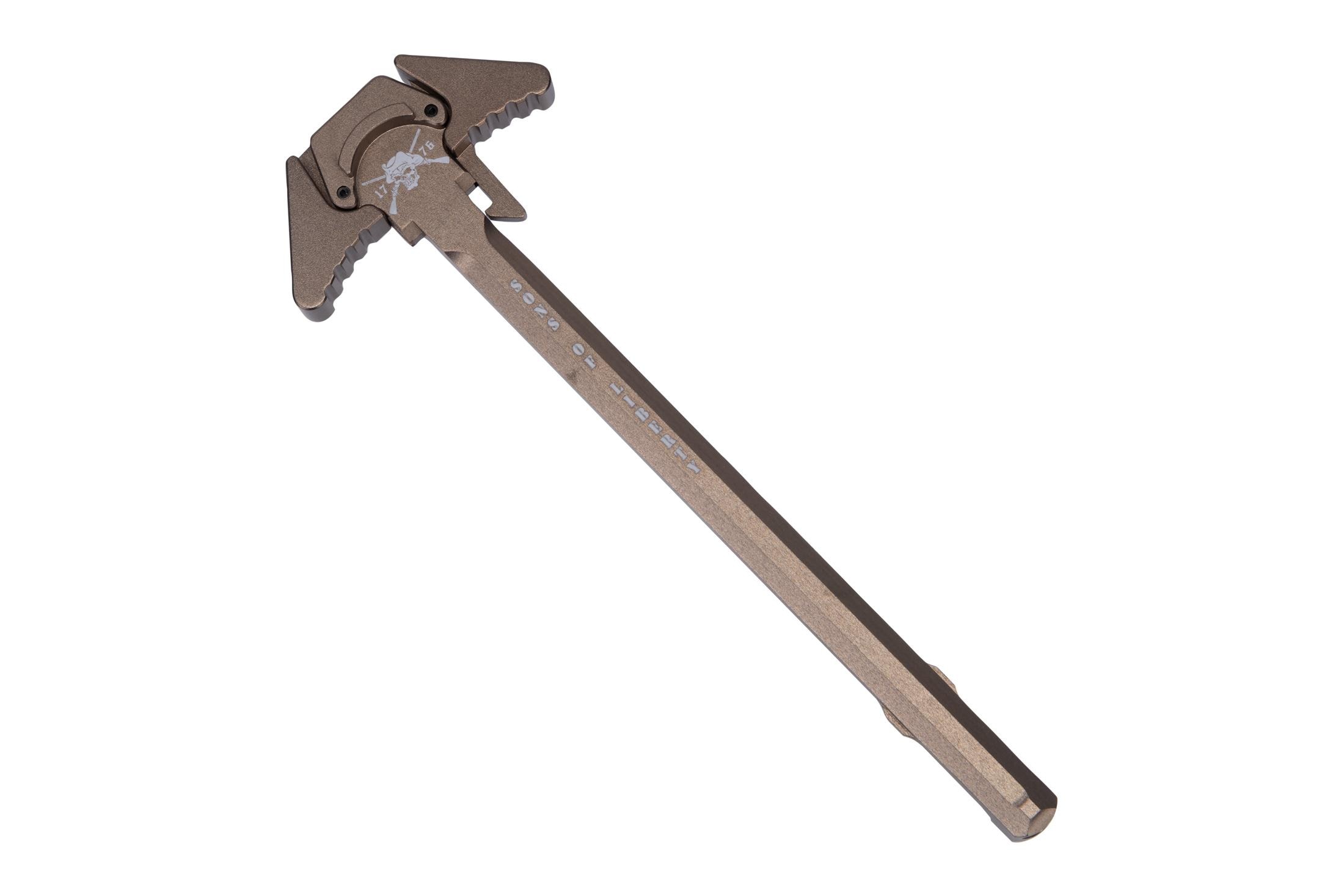 Sons of Liberty Gun Works Liberty AR-15 Ambidextrous Charging Handle - Anodized Tan